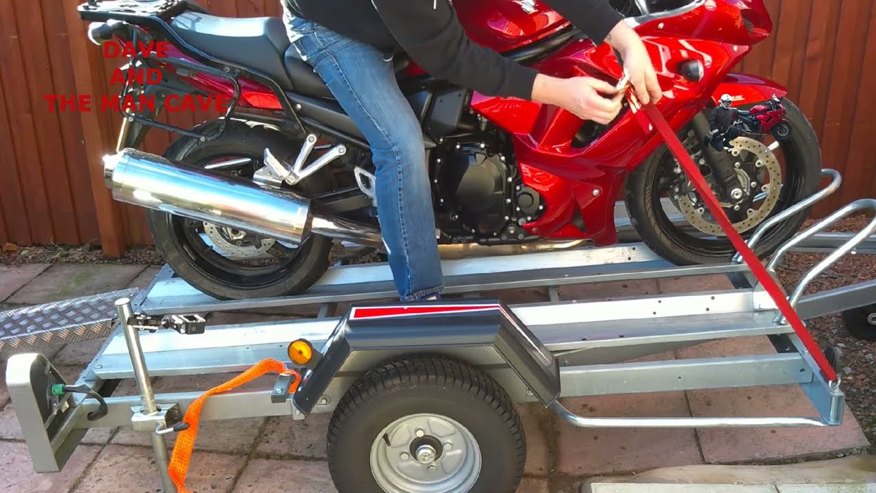 КАК ЗАГРУЗИТЬ ПРИЦЕП ДЛЯ МОТОЦИКЛА с временной шкалой #трейлеры #погрузка #мотоциклы #прицепдлямо...