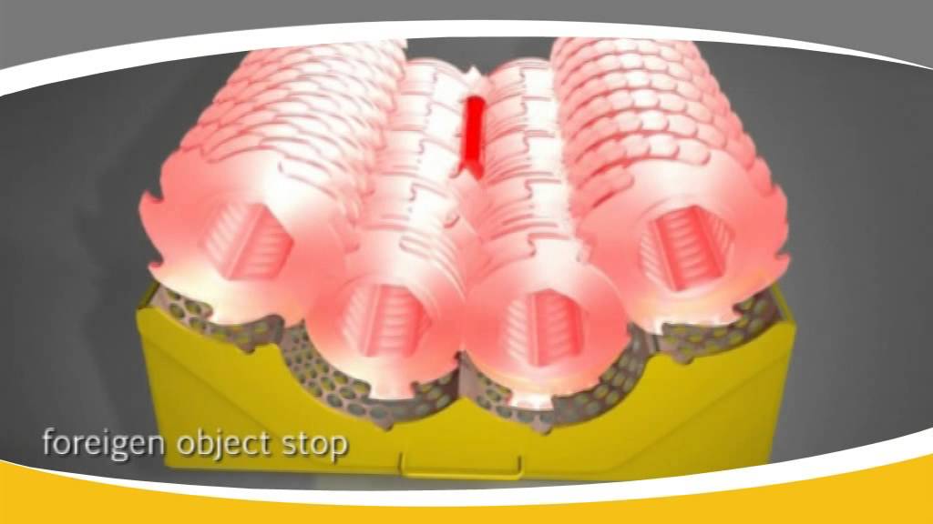 UNTHA RS40 3D animation - four shaft shredder technology explained