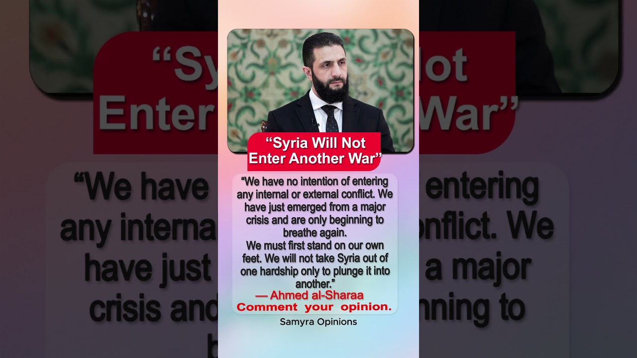 Middle East Shock? Syria&rsquo;s President Sends Strong Peace Message