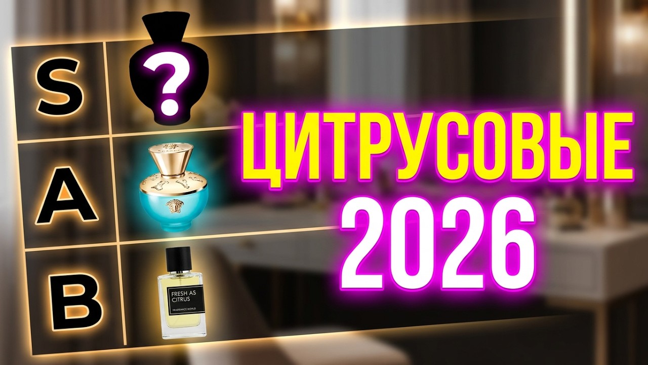 Мои ароматы с нотой цитрусов на начало 2026 г