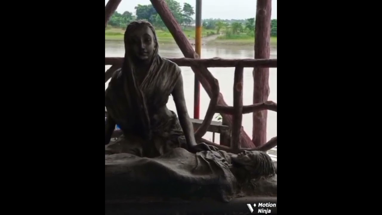 dhubri Netai dhubni ghat, historical town # Assam# on the bank of the Brahmaputra river#