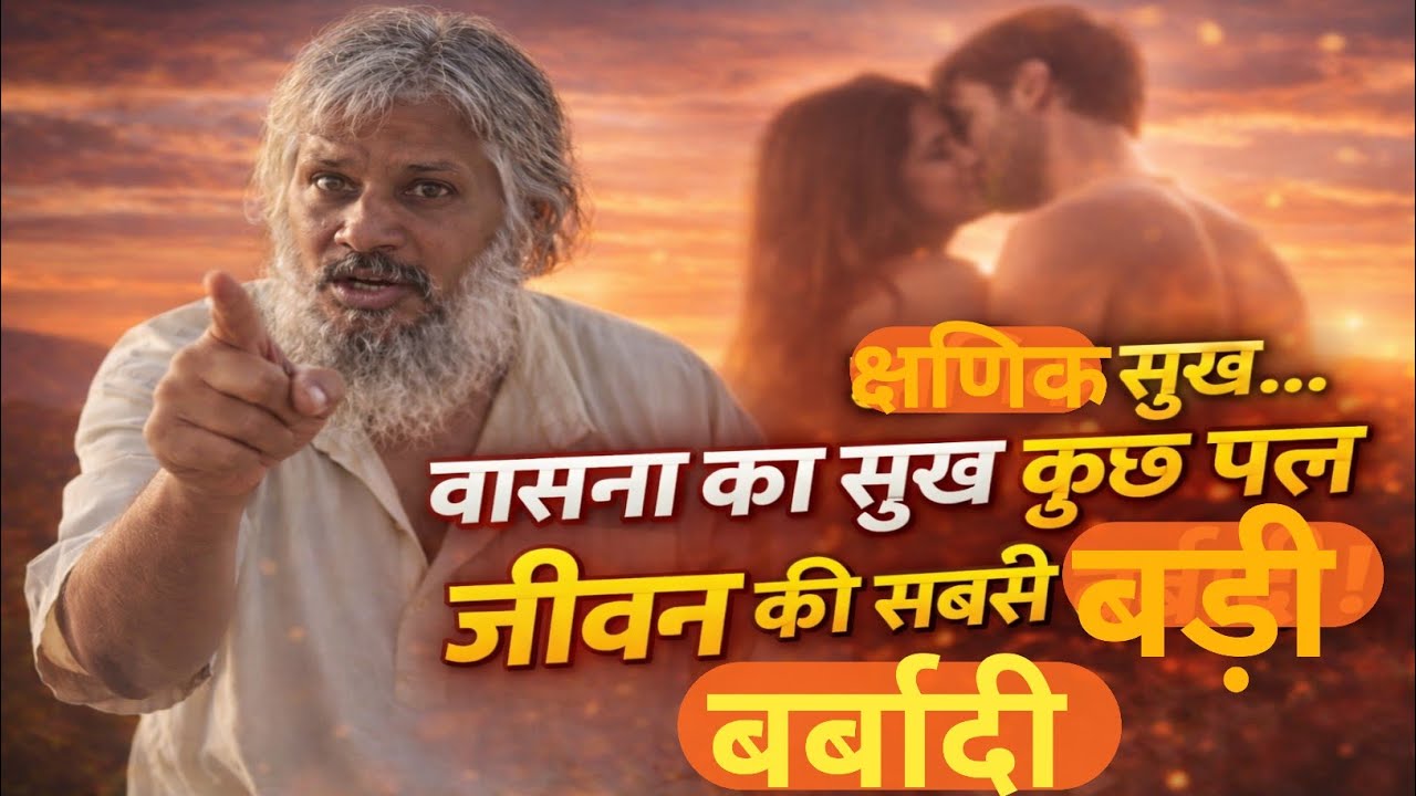 शारीरिक वासना से कैसे बचें? | क्षणिक सुख का सबसे बड़ा धोखा!#योगी #yogi #motivation 