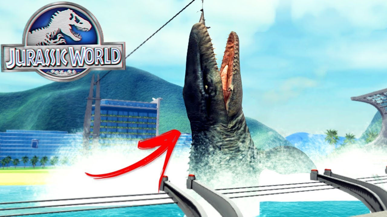 Jurassic Explorer - Visitando JURASSIC WORLD, Mosasaurus e T-Rex! | Dinossauros (PT-BR)