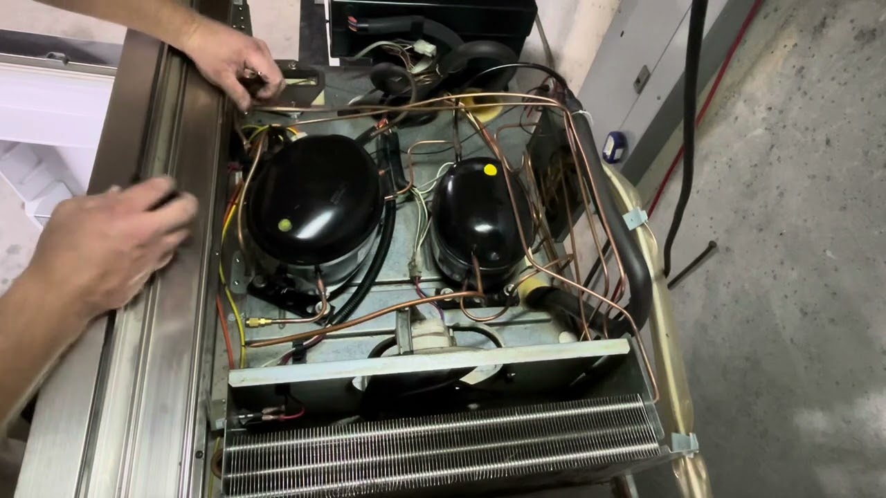 Replacing the compressor on a Subzero fridge
