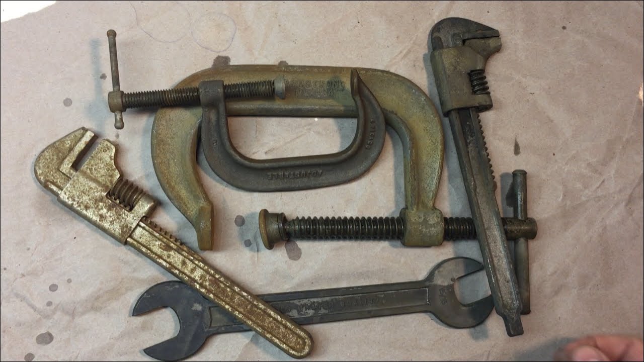Antique Tool Restoration After Vinegar Clean-up. (Read Description)