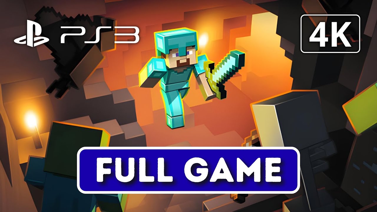 MINECRAFT PLAYSTATION 3 EDITION | Full Game Walkthrough | 4K 60FPS | No Commentary
