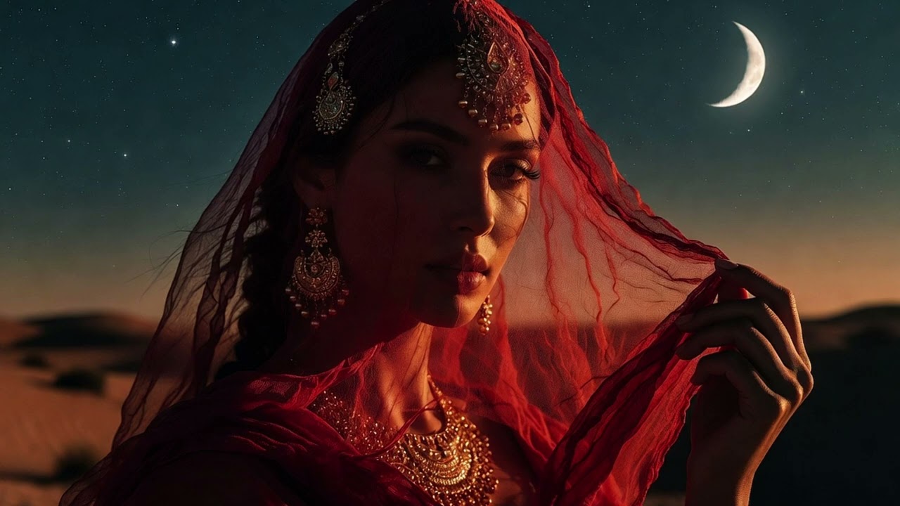 Arabian Nights Solo Piano – Soft Emotional Arabic-Scale Piano & Ambient Desert Wind