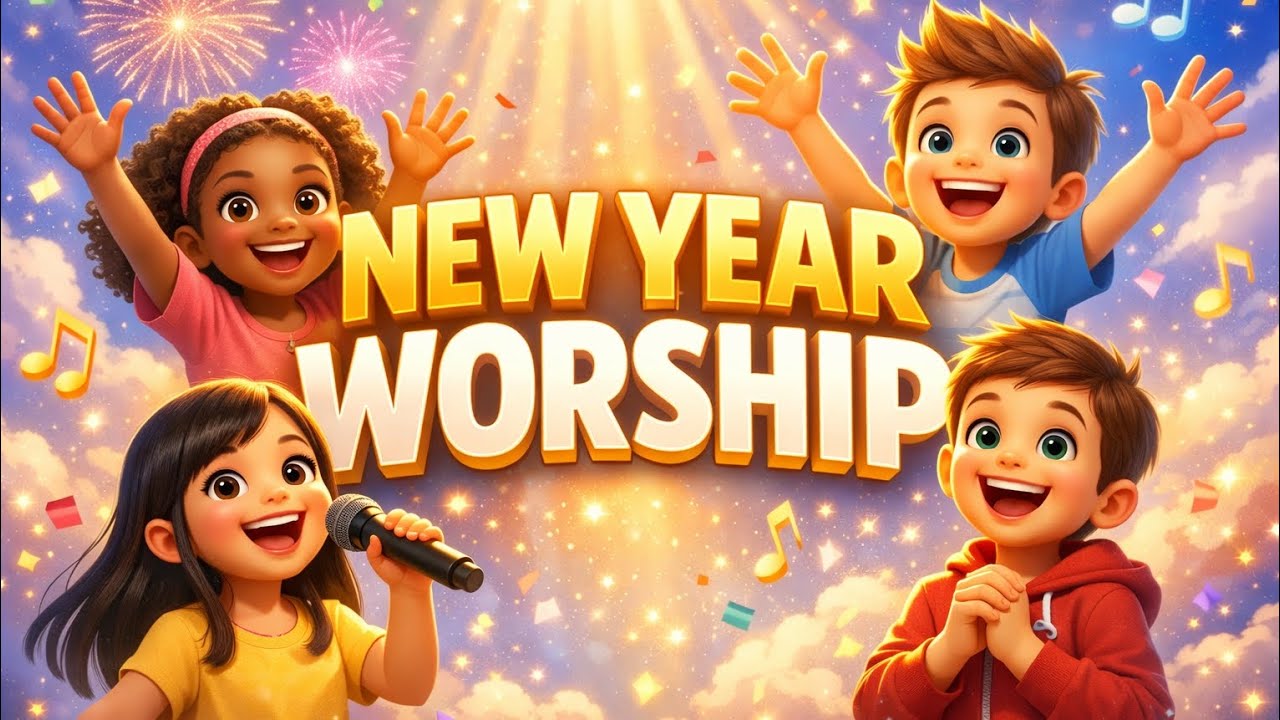 HAPPY NEW YEAR WORSHIP – Kids Christian Praise & Celebration