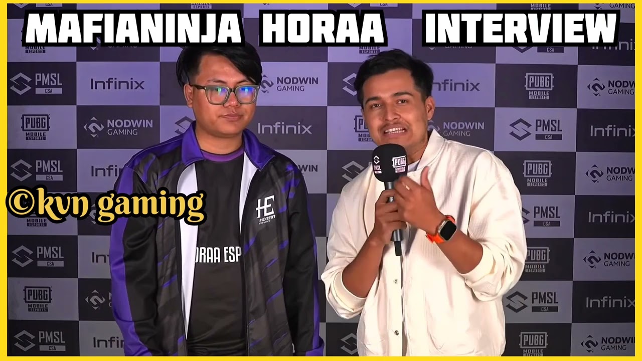 MafiaNinja Horaa Interview As Horaa Esports Coach 🤗 | kvn gaming #horaaesports #mafianinja