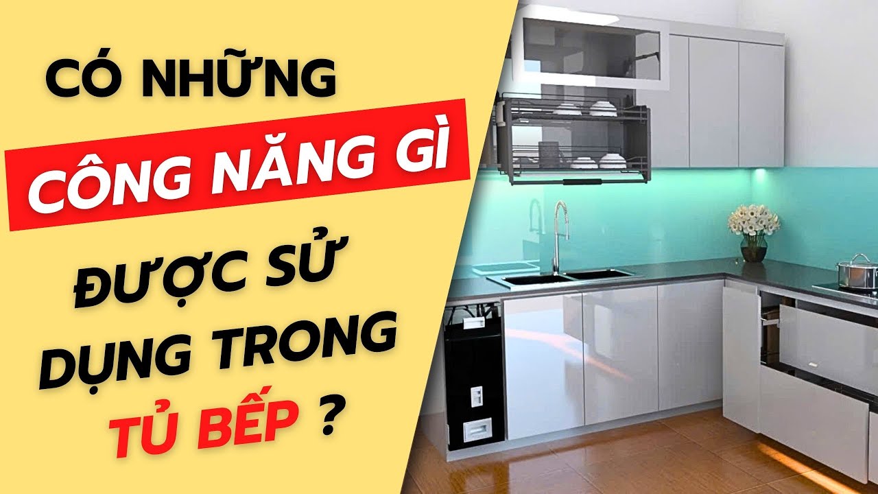 Các công năng gì sẽ được đưa vào tủ bếp ?