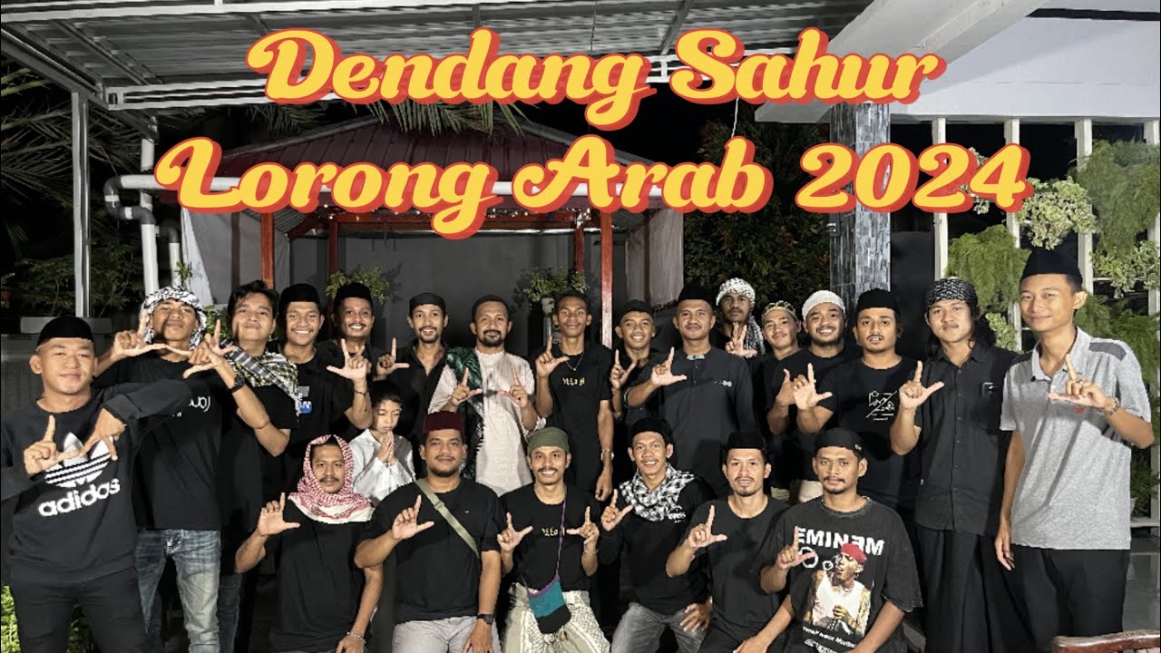 KESERUAN DENDANG SAHUR BERSAMA LORONG ARAB 2024