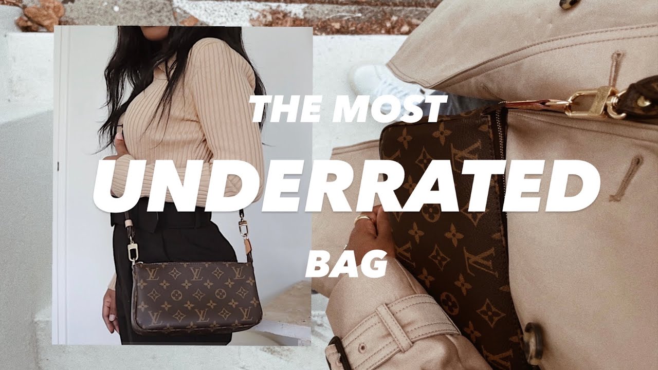 LOUIS VUITTON POCHETTE ACCESSORIES REVIEW | STYLING HACK | WHATS IN MY BAG|  ANCILLE