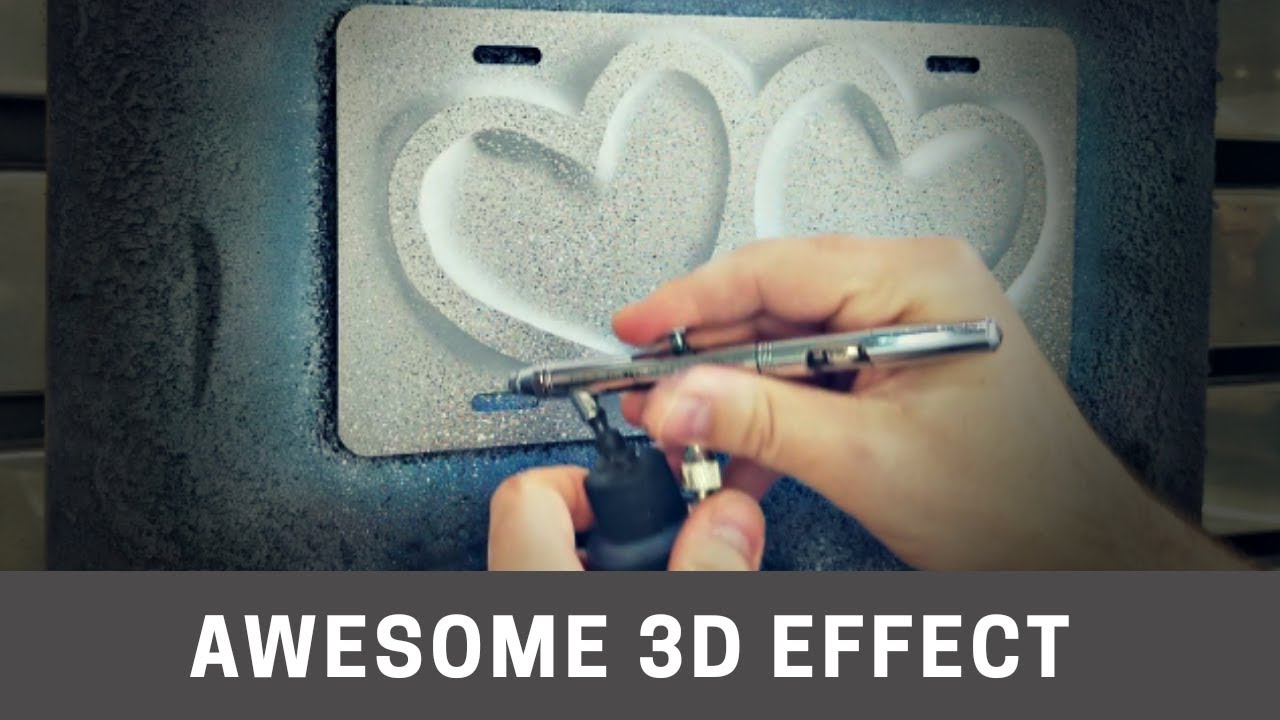 Super cool 3d airbrush effect