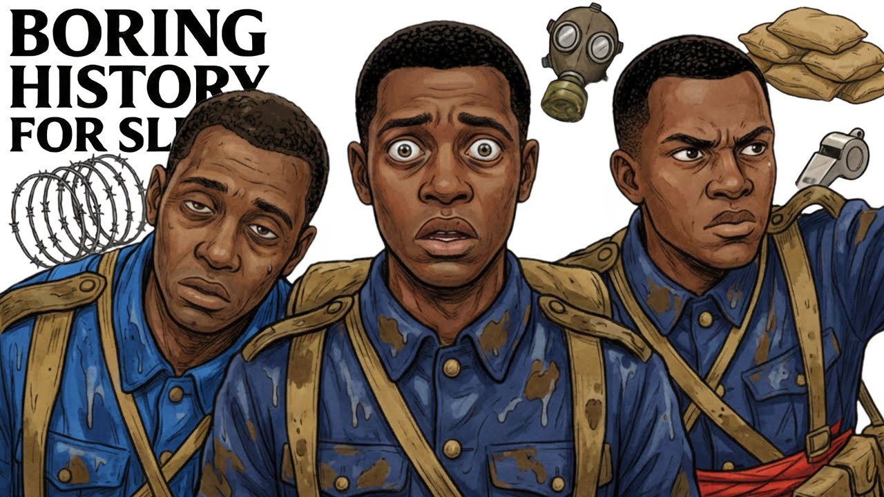 How Black Soldiers Survived the Trenches of WWI | Black History for Sleep