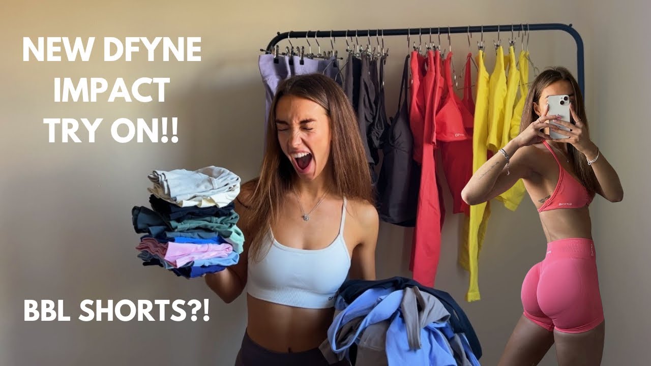 Примерка вещей от DFYNE!! Шорты для BBL?! 🍑