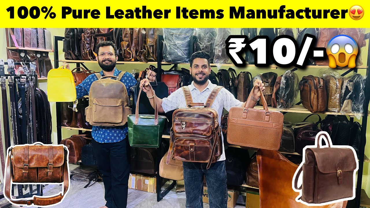 100% Original Leather Products 🔥 | Leather items manufacturer in jaipur 2025 | SG Leather Jaipur