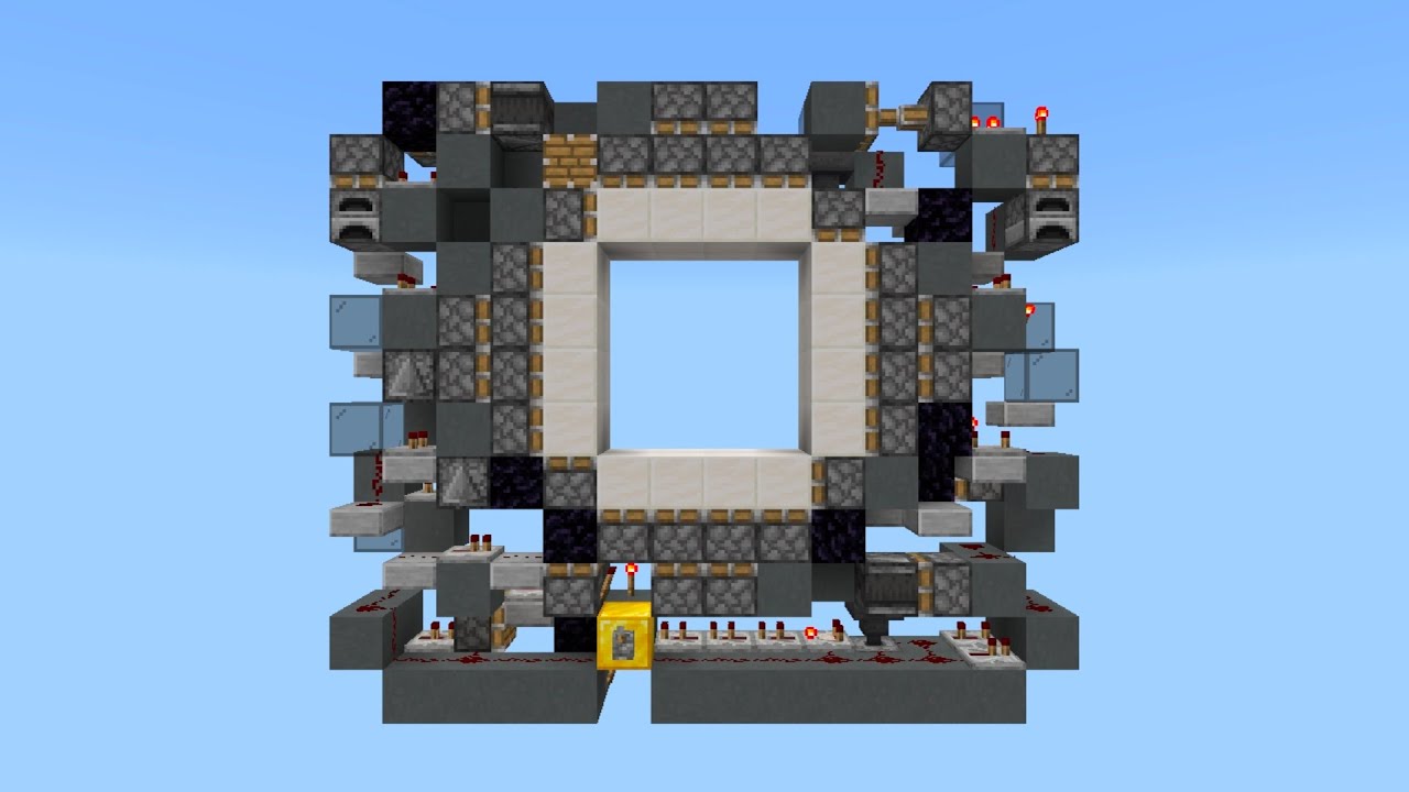 [Tutorial]Best Fast 4x4 Piston Door For Minecraft Bedrock