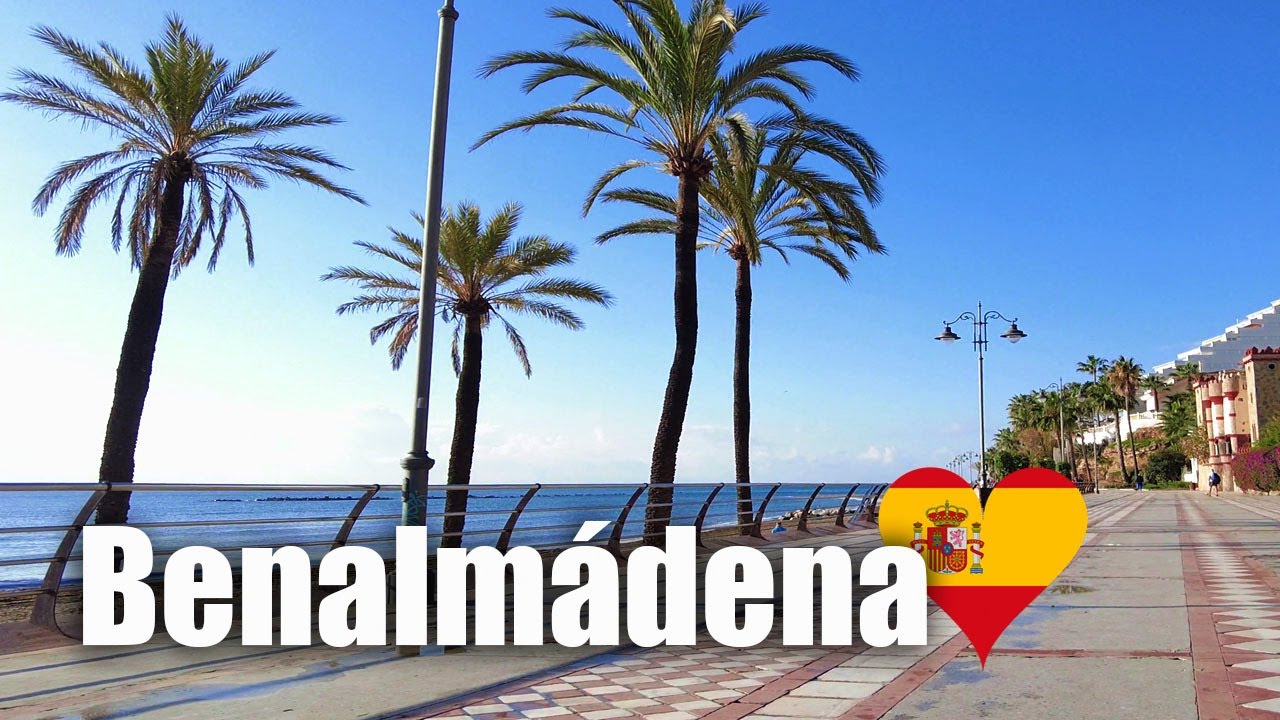 Benalmadena Walking Tour  Costa del Sol in 2023 - Malaga  Walking Tour 4K