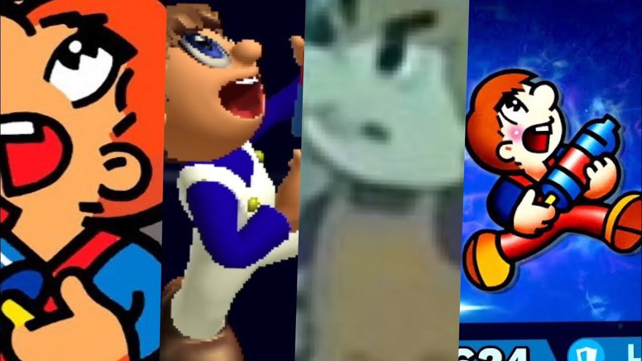 Evolution of Stanley The Bugman in Nintendo Games 1982-2018