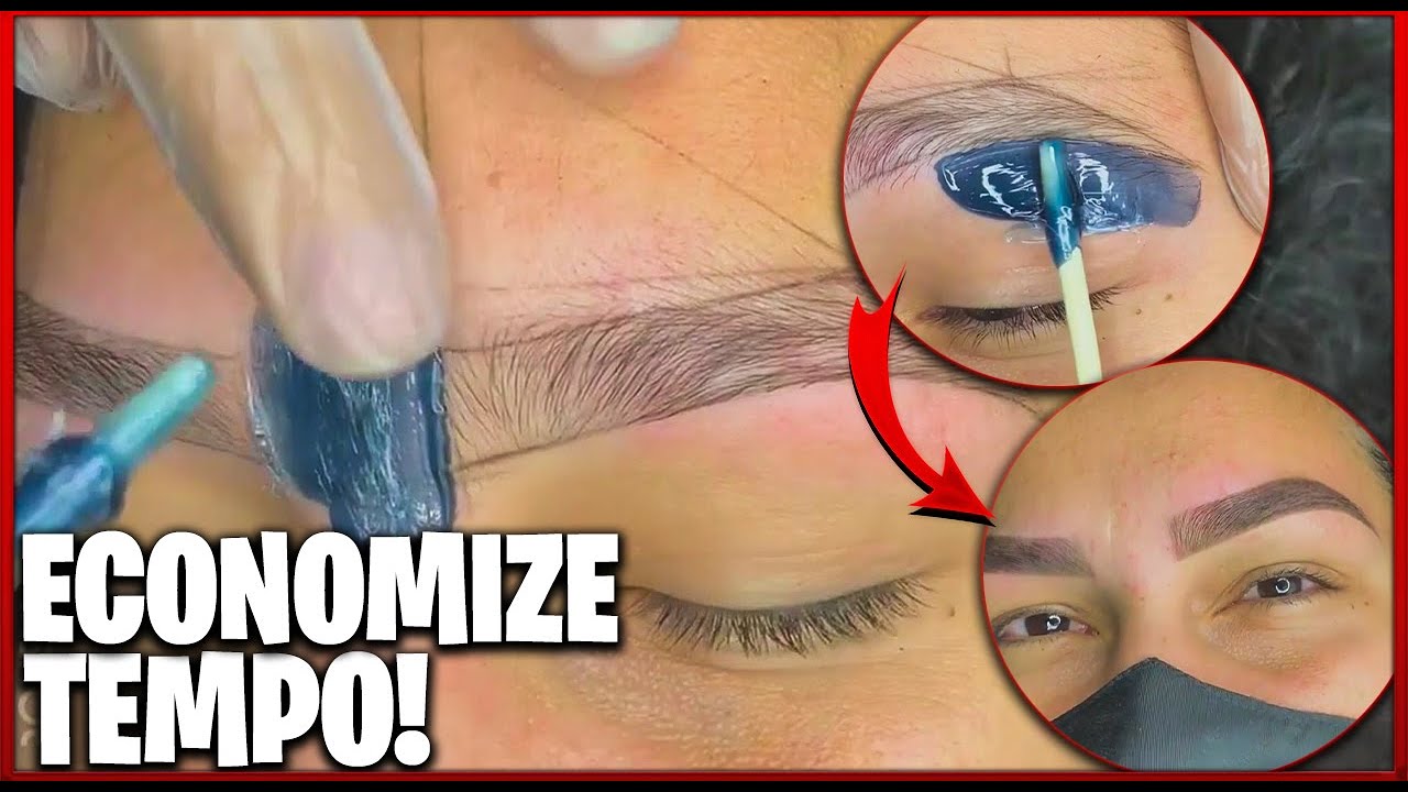 DICA! DESIGN DE SOBRANCELHA TODO NA CERA! MUITO RÁPIDO (Sobrancelha na cera)