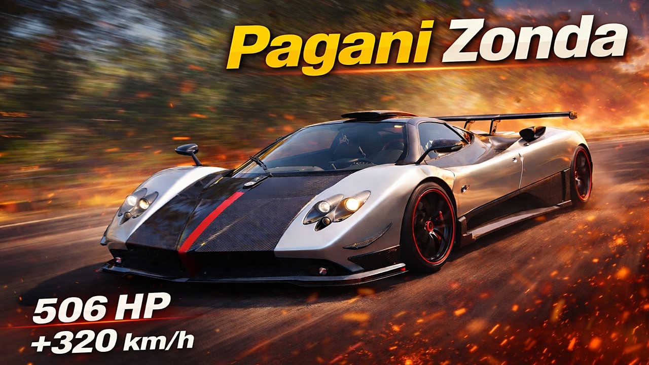 (4K) 506HP Pagani Zonda 2010 (+320 km/h) - Forza Horizon 5