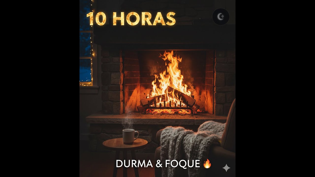 10h Lareira Aconchegante 🔥 Som para Dormir e Focar  HD | 10h Cozy Fireplace for Sleep & Study HD