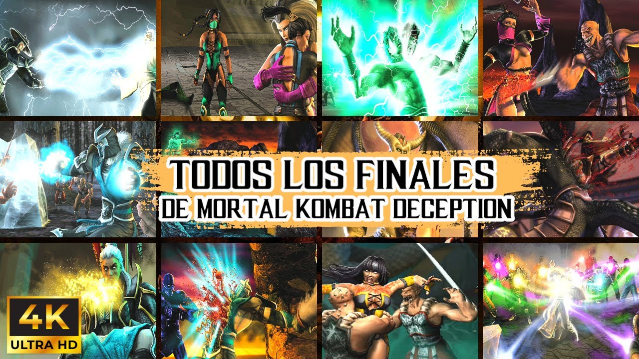 Todos Los Finales De Mortal Kombat Deception En Español