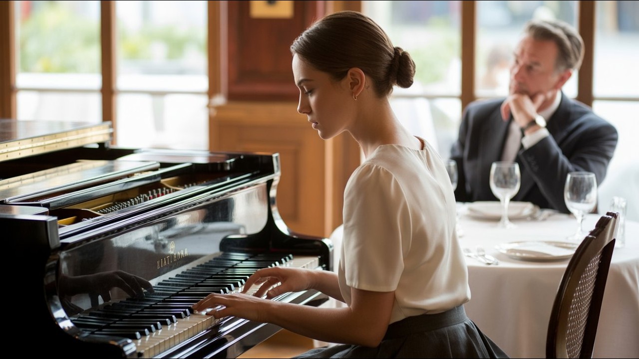 A Rich Man Ridiculed the Waitress — Her Piano Performance Left Everyone Speechless
