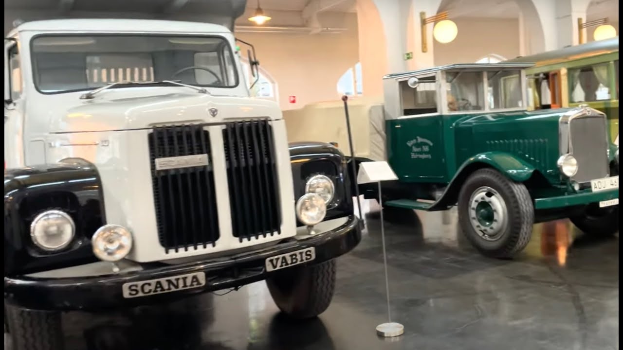 The Scania Museum i Södertälje. Komplett rundtur (äldre delen)