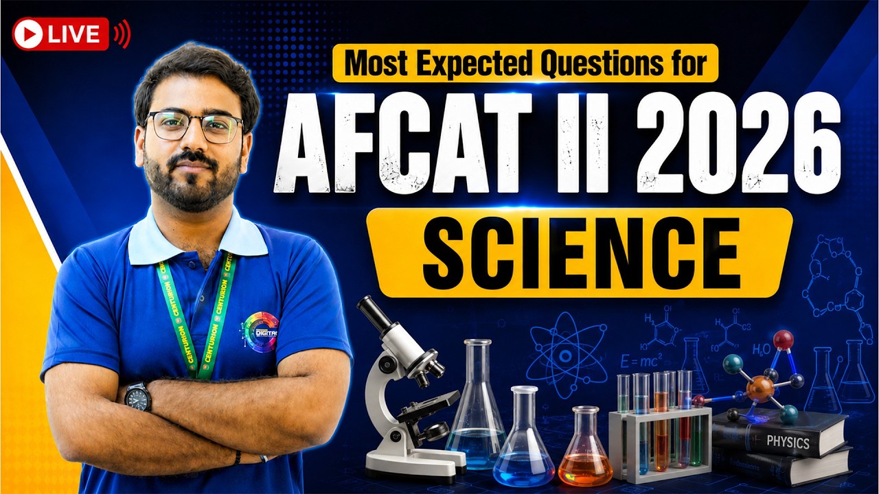AFCAT 2 2026 Science Most Expected Questions | General Awareness MCQs | AFCAT 2026 Prep #afcat2026