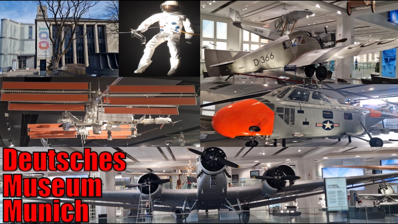 Amazing German Aviation & Astronautics History in Deutsches Museum Munich #Munich #DeutschesMuseum