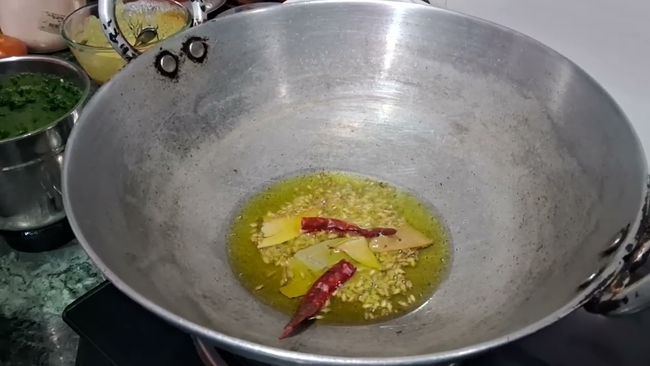 Paalak soyabean mix sabzi