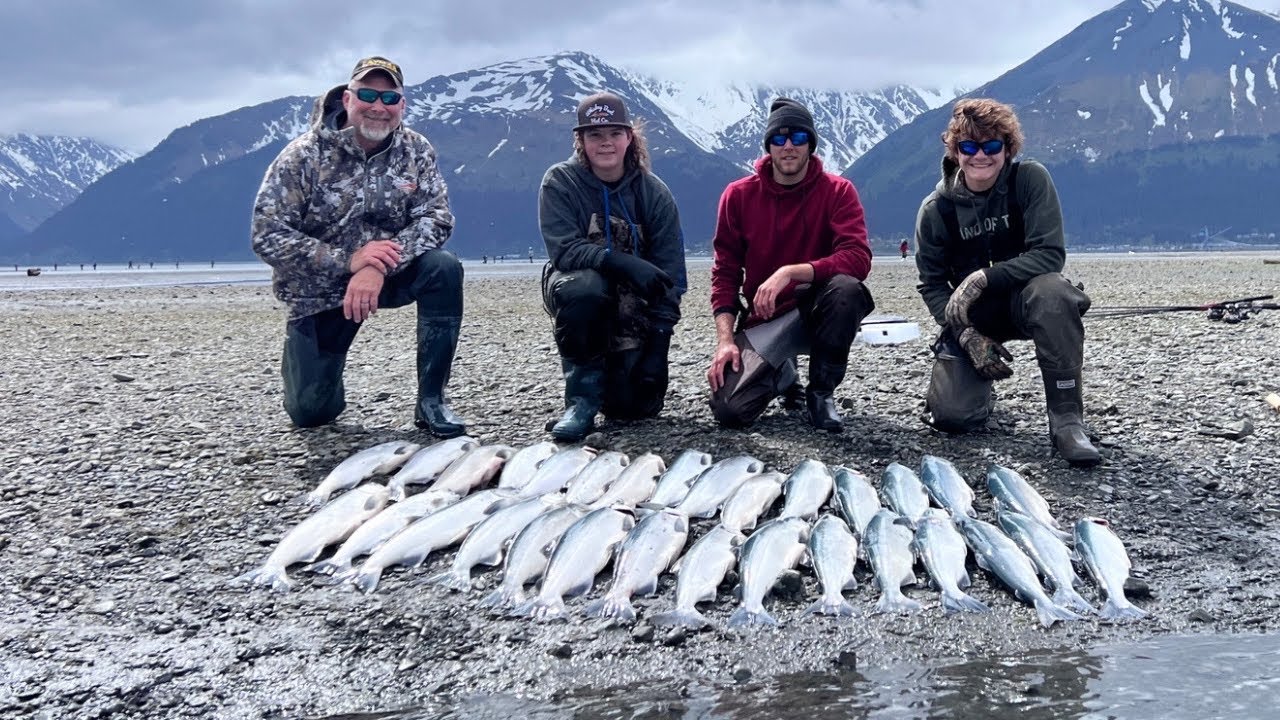 Tennessee Family Limits Out Snagging Alaskan Sockeye Salmon