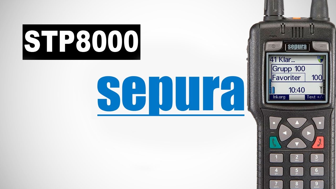 RADIO TETRA SEPURA STP8000 - FUNCIONAMIENTO Y CARACTERISTICAS 💎Parte 1