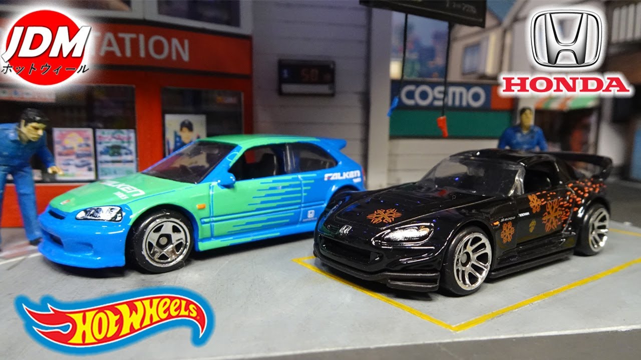 Hot Wheels HONDA ホンダ Civic Type R (Falken) & S2000 (Fast & Furious) diecast cars review unboxing