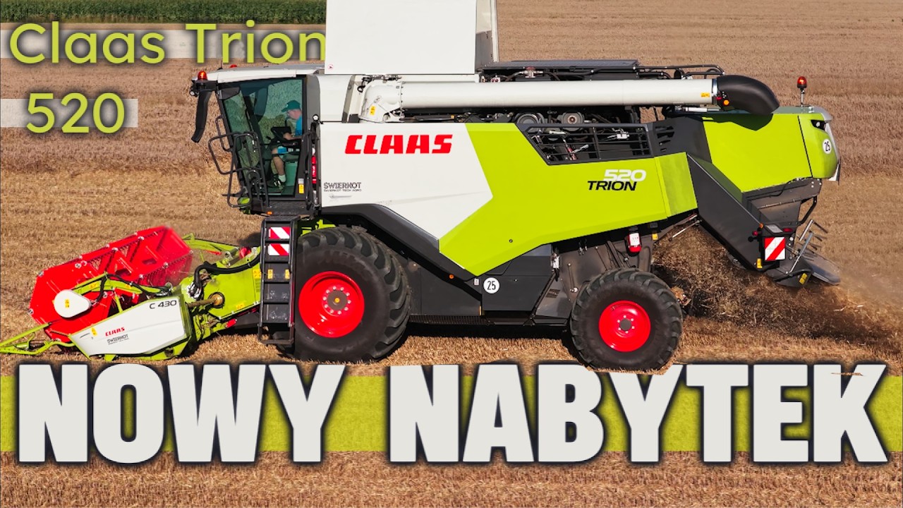 🌾 ŻNIWA 2025 – Nowy Nabytek! 🚜 CLAAS Trion 520 w Akcji! 💥Małopolska 🤩 DJI Mavic 4 Pro🚁