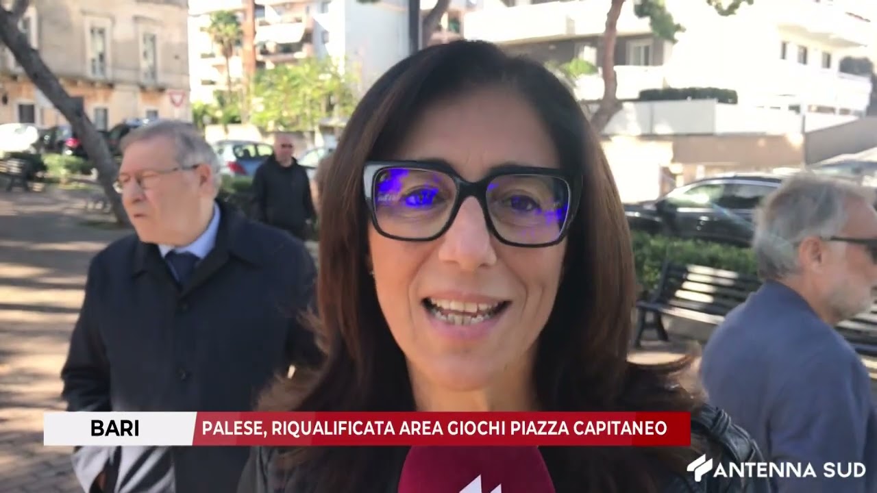 25 OTTOBRE 2025 - BARI: PALESE, RIQUALIFICATA AREA GIOCHI PIAZZA CAPITANEO