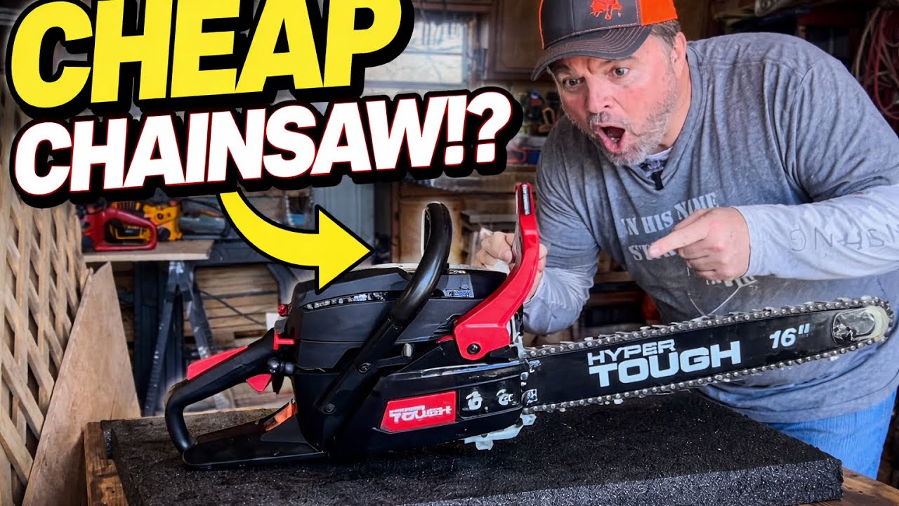 Стоит ли бензопила Hyper Tough 37cc своих денег? Давайте рассмотрим самую дешевую пилу в Walmart!