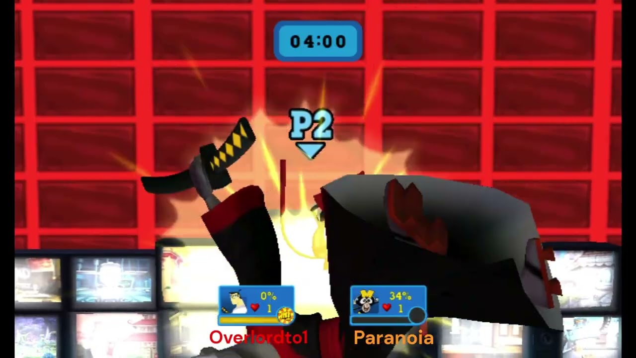 Overlordto1 vs Paranoia in Cartoon Network Punch Time Explosion (CNPTEXL)