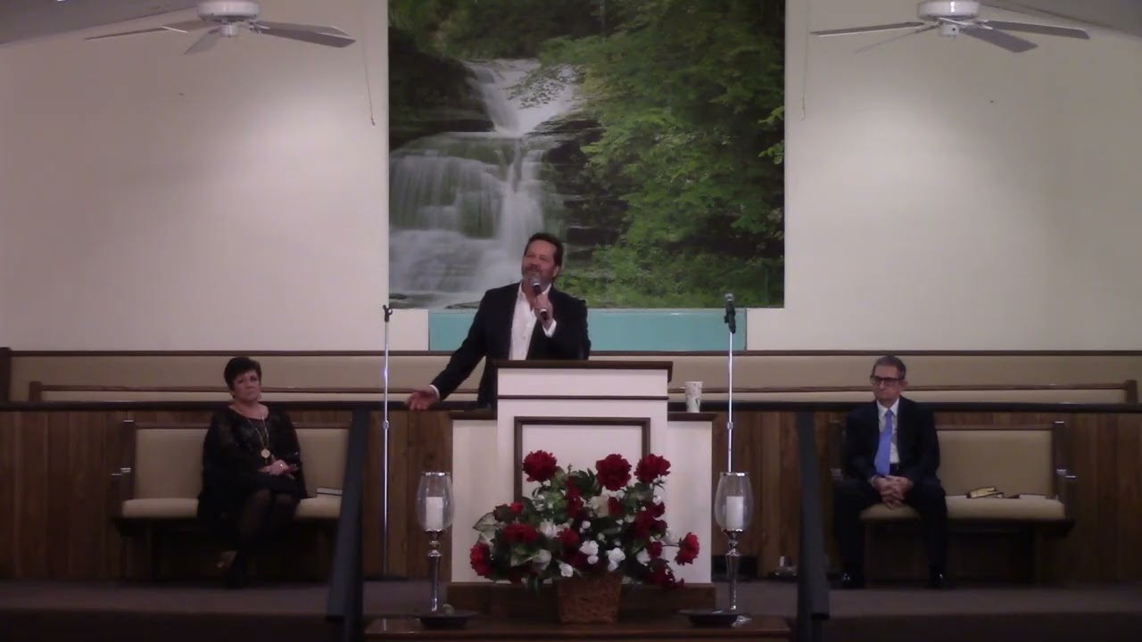Ronnie & Kim Booth singing.  Message:  Why People Are Not Getting Saved Today, Gen. 1:1, 2-8-26