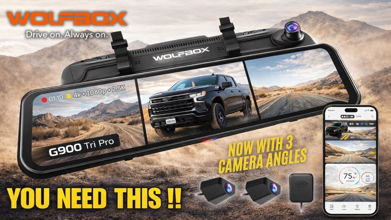 Этот видеорегистратор изменил ВСЁ... | Wolfbox G900 Tri Pro
