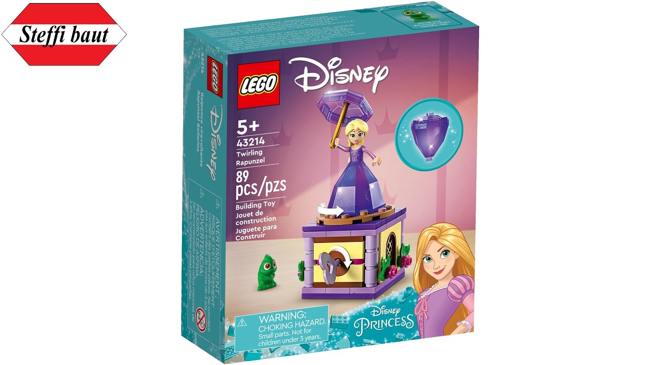 LEGO Disney 43214 Twirling Rapunzel - LEGO Unboxing & Speed Build