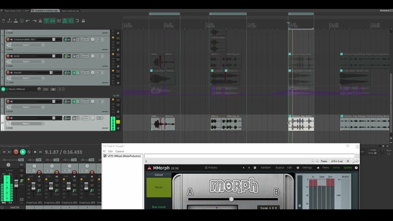 Polymorphing Creatures with Melda's MMorph || Sound Breakdown || AirWiggles SDS