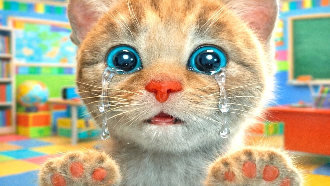 FUNNY CATS Animated Story Little Kitten Adventure💚  Fun Pet Care & Best Learning cartoons for babies