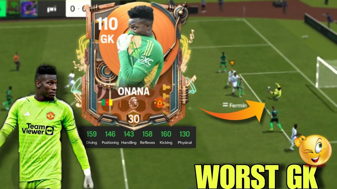 105  MAX ONANA BEST GK RIGHT NOW 🔥|| BEST  GK IN FC MOBILE || ONANA FC MOBILE
