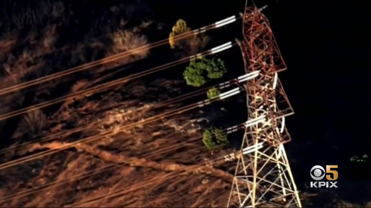 PG&E Say High Voltage Power Line Wasn't Shut Off Before Kincade Fire Sparked