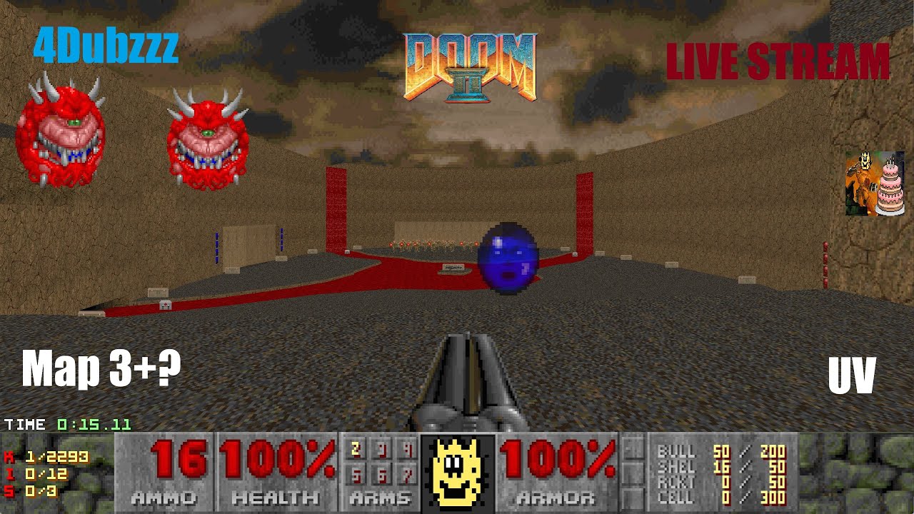 Live - DoomII - 4Dubzzz - Map 3 &4