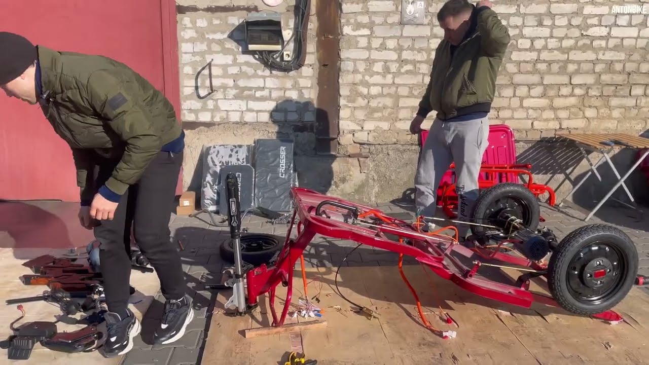 Crosser Cargo 10 полная детальная сборка. Грузо-Пассажир,  электротрицикл.  2025