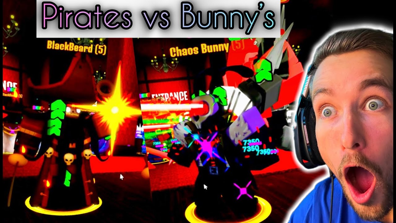 Pirate Heroes vs. Bunny Heroes in The House (TD) on ROBLOX