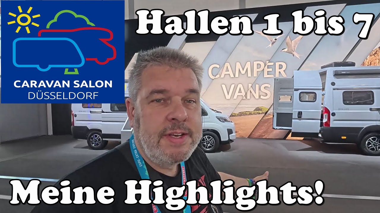 2025 Caravan Salon- Echte Neuheiten auf dem Messerundgang Teil 1 Hallen 1 bis 7 in Düsseldorf